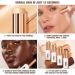 Suggest a better title and return a single title only without any other comments: Charlotte Tilbury Unreal Skin Tint & Sheer Glow Hydrating Foundation Stick - Cream Foundation Makeup with Sheer-to-Light Coverage & a Buildable Formula - Blurring, Smoothing & Nourishing - Image 4