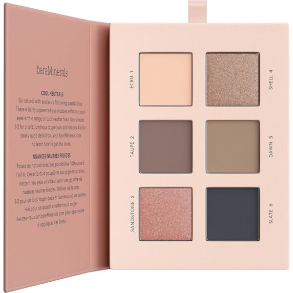 bareMinerals Mineralist Eyeshadow Palette, Six Richly Pigmented Shades, Ultra-Blendable, Talc-Free, Vegan, Crease-Proof Wear