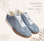 LUCKY STEP Women's Retro Casual Fashion Sneakers Classic Anti-Slip Neutral Walking Shoes Stylish Trainers Tennis Trendy Footwear - Image 5