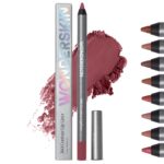 Wonderskin Lipliner Pencil - 360 Contour Lipliner, Long Lasting, Sharpenable Lip Pencil, Waterproof and Transfer-Proof Nude Lip Liner (Mauve)