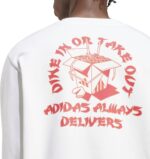 adidas Men's Food Noodle Graphic Sweatshirt - Image 5