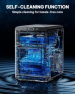 Silonn Nugget Ice Maker Countertop, Crushed Ice Maker & Pebble Ice Machine Produces 44lbs/24h with Front Pull-Out Water Tank & Removable Basket for Home/Kitchen, Stainless Steel - Image 6