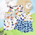 GRPSKCOS Boys Dinosaur Underwear- Pack of 5 Soft Cartoon Colorful Boxer Shorts Briefs with Fun for Kids 2-8 Years Old - Image 2