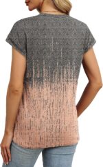 Alaroo Womens Summer Tops Short Sleeve Shirts Crew Neck Cute Trendy Tunic Blouses (S-3XL) - Image 4